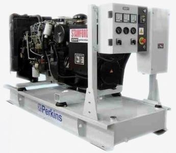 50KVA Perkins 40 Kw Diesel Generator 1103A-33TG2 Dengan Alternator Leroy Somer
